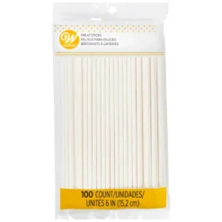 100 Palitos de Piruletas 15 cm - Wilton