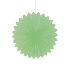 Abanico Verde Pastel 35 cm