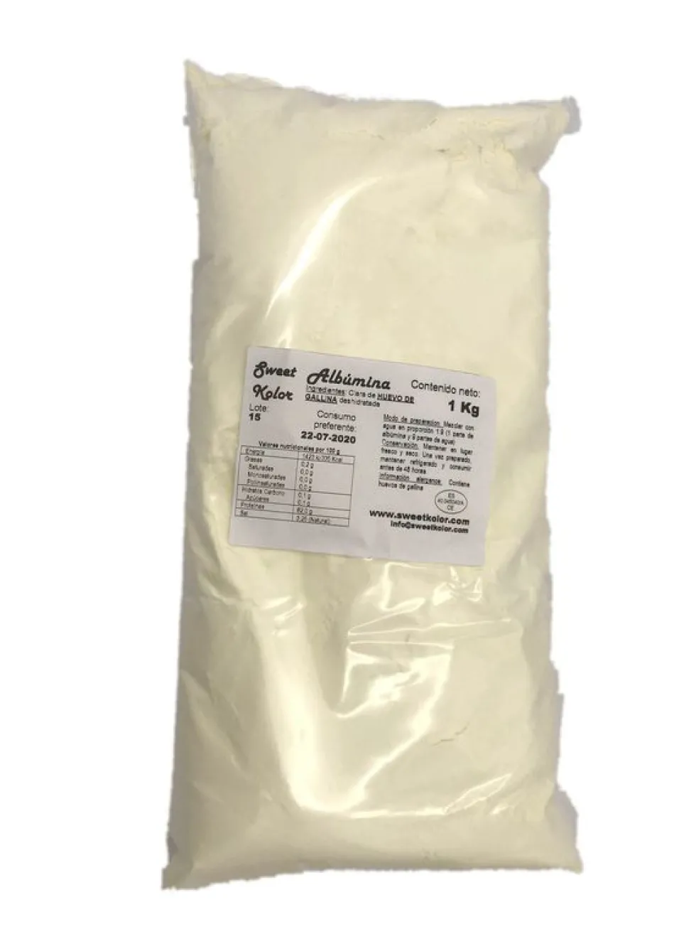 Albumina en Polvo - 1 Kg