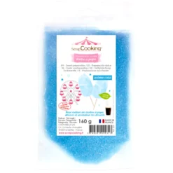 Algodón de Azúcar Azul Sabor Cola 160 gr - Scrapcooking