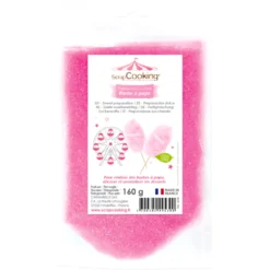 Algodón de Azúcar Rosa Sabor Fresa 160 gr - Scrapcooking