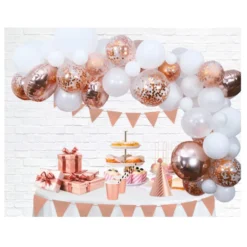 Arco de Globos Oro Rosado