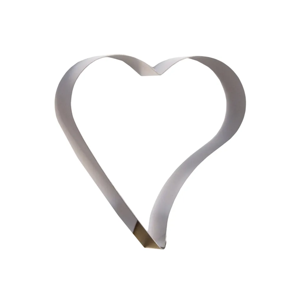 Aro para Tarta Corazón Inclinado 16 x 4,5 cm