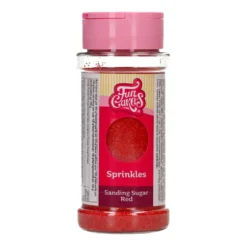 Azúcar de Grano Fino Rojo 80 gr - Funcakes