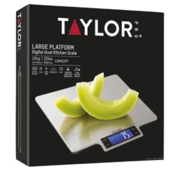 Balanza de Cocina Digital 10Kg Plataforma Grande - Taylor Pro