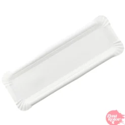 Bandeja Rectangular Blanca 28 x 10 cm - Pastkolor