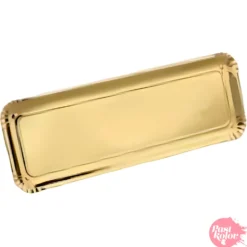 Bandeja Rectangular Dorada 34 x 12 cm - Pastkolor