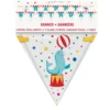 Banderín Circo Feliz Cumpleaños 3 m