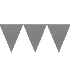 Banderín de Papel Plata 4,5 metros