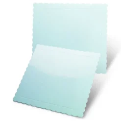 Base Cuadrada Azul para Tartas 25 cm