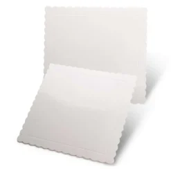Base Cuadrada Blanca para Tartas 25 cm