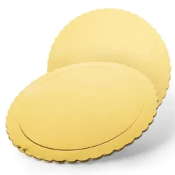 Base Dorada Redonda para Tartas 35 cm