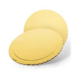 Base Dorada Redonda para Tartas 25 cm