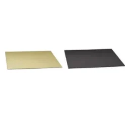 Base para Dulces Rectangular Oro/negro 30 x 40 cm