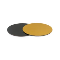 Base para Roscón de Reyes Negro/Oro 22,5 cm