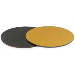 Base para Roscón de Reyes Negro/oro 32,5 cm