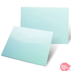 Base Rectangular Azul - 30 x 25 cm / 3 mm Grosor
