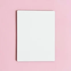 Base Rectangular Blanca de Madera 30 x 25 cm 2 ud