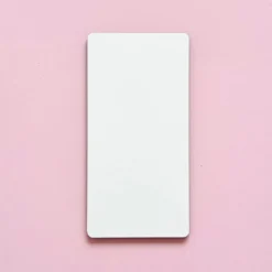Base Rectangular Blanca de Madera 30 x 15 cm 2 ud