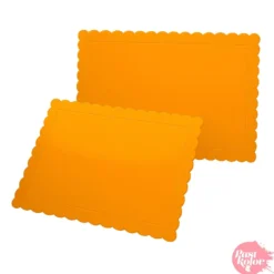 Base Rectangular Naranja 40 x 30 cm x 3 mm Grosor