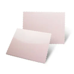 Base Rectangular para Tartas Rosa 30 x 25 cm