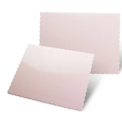 Base Rectangular para Tartas Rosa 30 x 40 cm