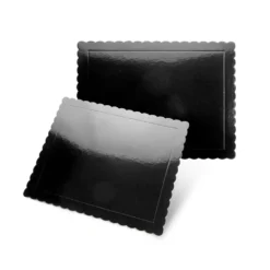 Base Rectangular para Tartas Negra 30 x 25 cm