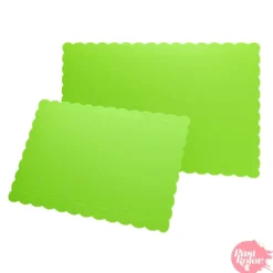 Base Rectangular Verde Claro 40 x 30 cm x 3 mm Grosor