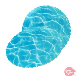 Base Redonda Agua 25 cm x 3 mm Grosor
