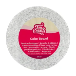 Base Redonda Plateada 15 cm - Funcakes