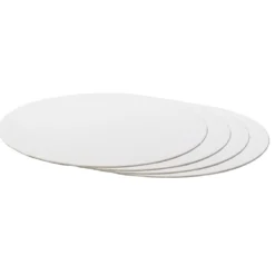 Base Rígida Redonda Blanca 20 cm x 3 mm - 5 ud