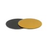 Base Rígida Redonda Negro/oro 20 cm