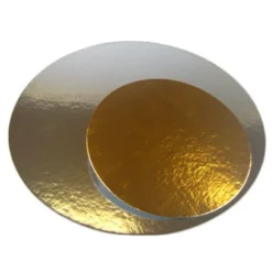 Bases Cartón para Tartas Plata/Oro 15,2 cm (3 uds)