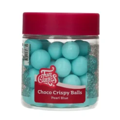 Bolas Crujientes de Chocolate Pearl Blue 130 gr - Funcakes