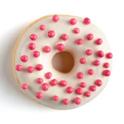 Bolitas Crujientes de Chocolate Blanco Sabor Fresa 5 mm - 450 g
