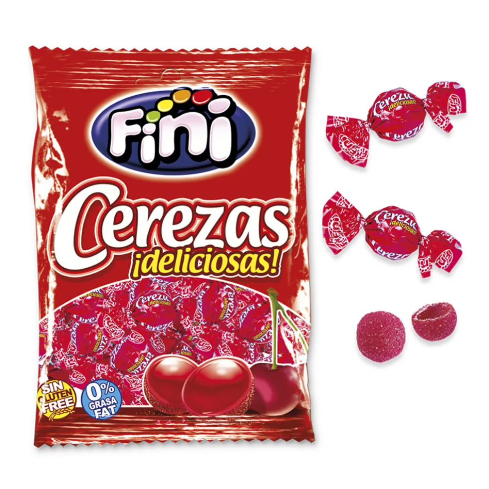 Bolsa de Gominolas Cerezas Envueltas 80 gr
