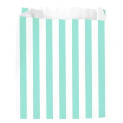 Bolsa de Papel Blanca y Azul 1 ud