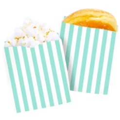 Bolsa de Papel Blanca y Azul 1 ud