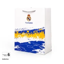Bolsa Regalo Real Madrid Afición 18 x 10 x 23 cm