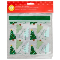 Bolsas para Dulces (Cierre Zip) Arboles 20 ud - Wilton