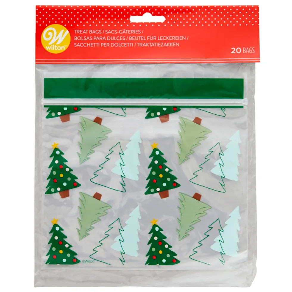 Bolsas para Dulces (Cierre Zip) Arboles 20 ud - Wilton