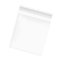Bolsas de Celofán Transparente 14x14 cm con Solapa Adhesiva (100 uds)