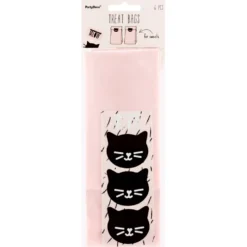 Bolsas de Papel Gatos 6 ud - Partydeco
