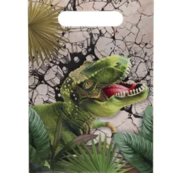 Bolsas de Papel para Dulces Dinosaurios Attack 10 ud