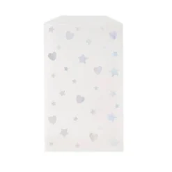 Bolsas para Dulces Corazones y Estrellas 8 ud