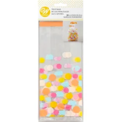 Bolsas para Dulces Lunares Colores 20 ud - Wilton