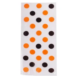 Bolsas para dulces lunares naranjas y negros