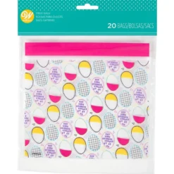 Bolsas para Dulces Resellables Pascua Hip Hop 20 unidades