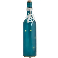Botella Decorativa Marítima Luminosa