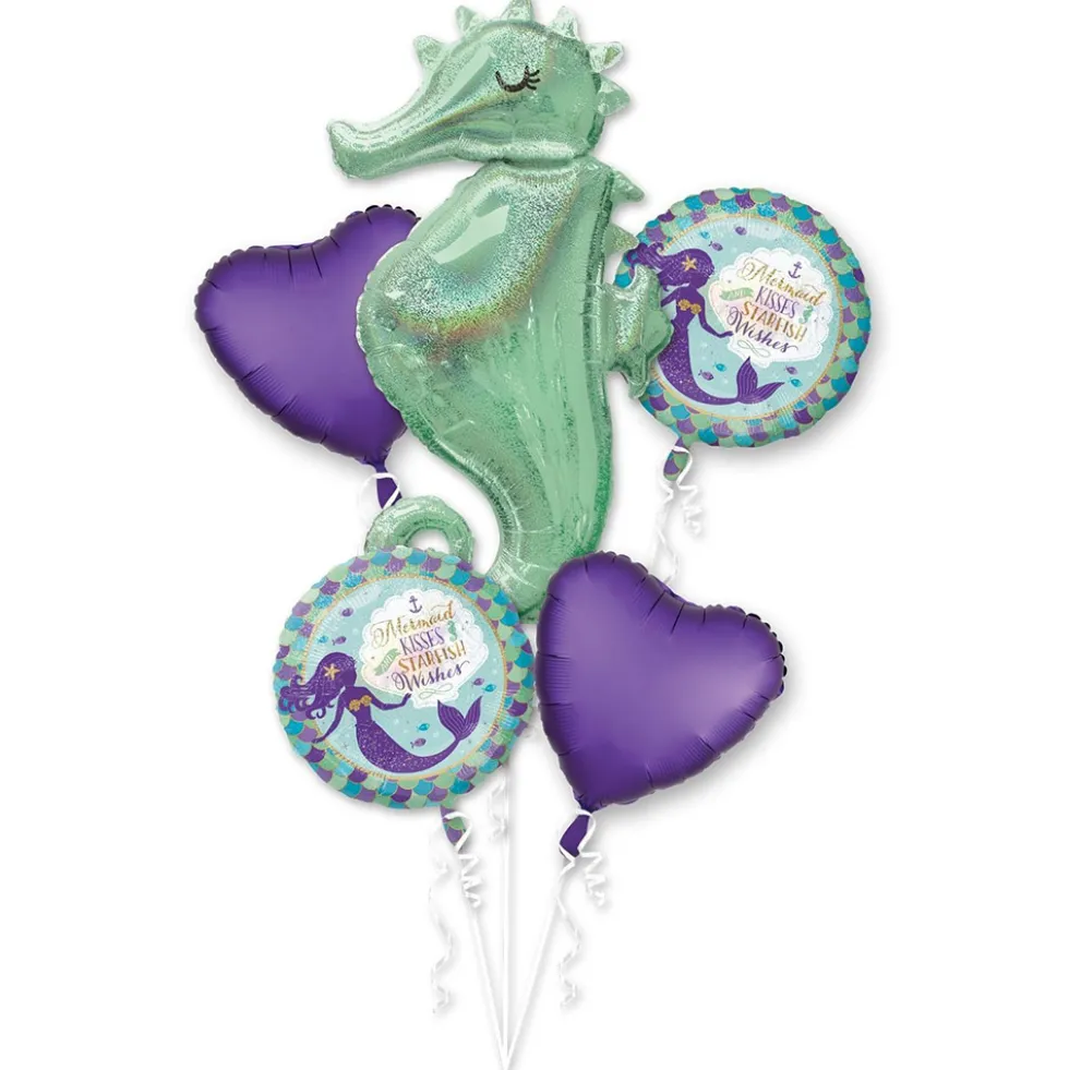 Bouquet de Globos Fiesta Sirena 5 Ud